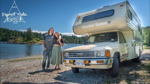 Van Life Tour | Restored Vintage Toyota Camper Van. Life as traveling Filmmakers.