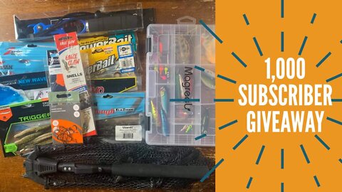 1000 Subscriber Giveaway / Free Fishing Gear / Fishing Lure Giveaway / Fishing Subscriber Giveaway