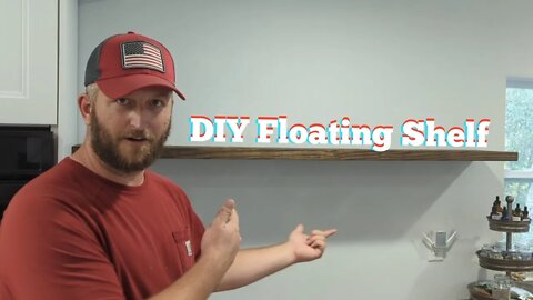 DIY Floating Shelf #floatingshelf #diy