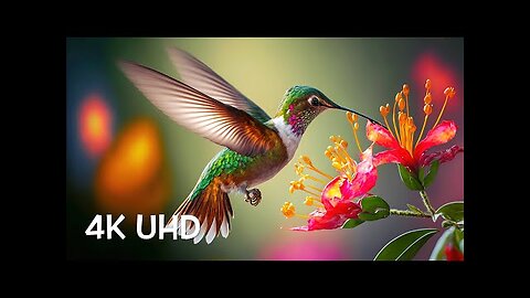 Colorful Birds in 4K - Planet Earth 4K - Beautiful Bird Sounds Nature Relaxation 4K UHD 60 FPS