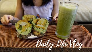 Daily Life || Single | Friend's Birthday Dinner | Avocado Mushroom Tower | Hazelnut Blondies