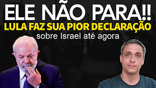 Ele não para! LULA explora chegada de brasileiros e ataca Israel novamente.