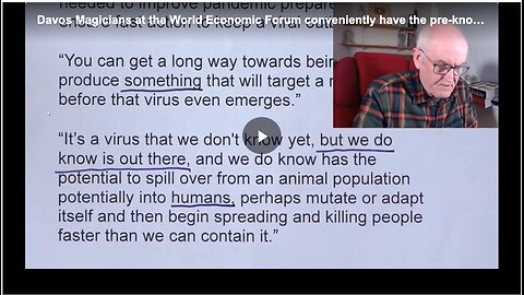Why the WEF conveniently has prior knowledge of Disease X