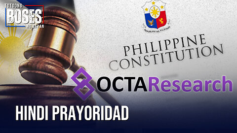 Charter Change, hindi prayoridad ng mga Pinoy −OCTA Survey