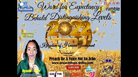 Prophetic Word Setting Expectancy 2022 Behold! Distinguishing Levels -The Tables of Display