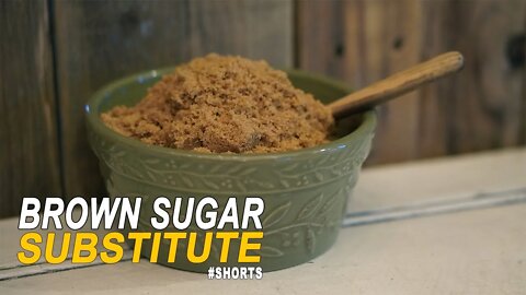 Brown Sugar Substitute [How to Make Brown Sugar with Molasses] #SHORTS