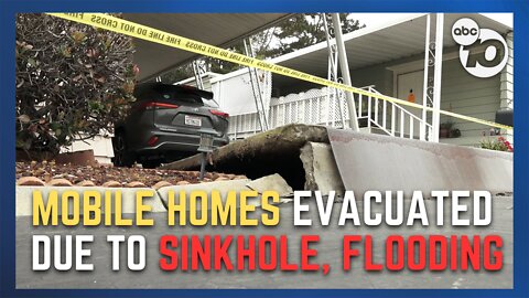 12 mobile homes in Vista evacuated due to nearby sinkhole