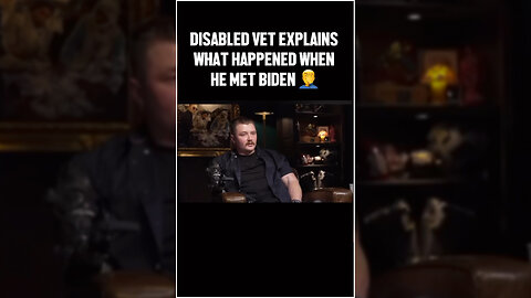 Disabled Afghanistan Marine Vet Explains Awkward Encounter With Joe Biden.