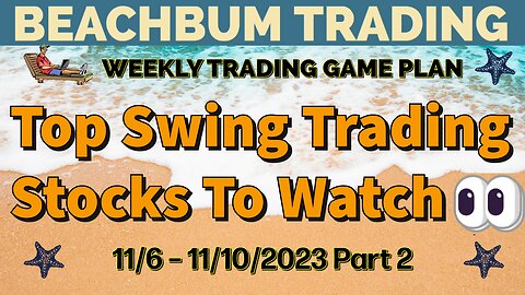 Top Swing Trading Stocks to Watch 👀 | 11/6 – 11/10/23 | WEAT DISH SATS CPSH DRN LTC MJ MP & More