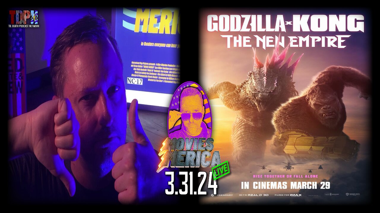 Godzilla x Kong: The New Empire (2024) SPOILER FREE REVIEW LIVE | Movies  Merica | 3.31.24