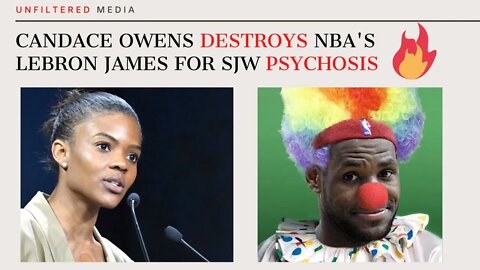 Candace Owens DESTROYS NBA's LeBron James for his SJW PSYCHOSIS (#DefundProSports)