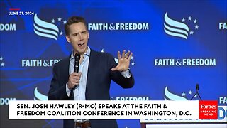 Josh Hawley Issues Blunt Warning To Garland And Wray: 'We Are Coming For You!'