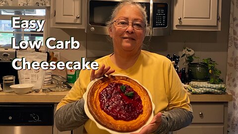 Simple Low Carb Thanksgiving Cheesecake