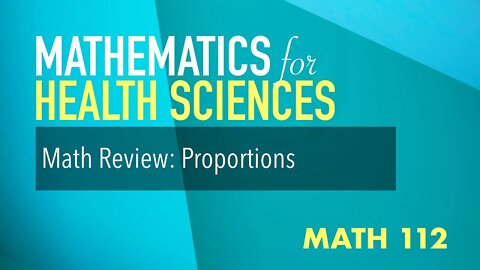 Math Review: Proportions (Explained in Spanish)