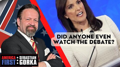 Did anyone even watch yesterday's debate? Boris Epshteyn with Sebastian Gorka