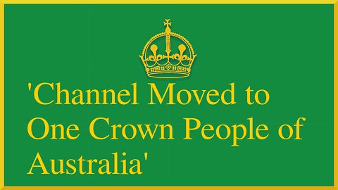 Channel Moved to One Crown People Of Australia