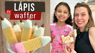 LÁPIS DE WAFER | UMA RECEITA PARA SE FAZER BRINCANDO