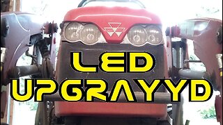 LED Headlight Upgrade on Massey Ferguson GC-1705 Tractor