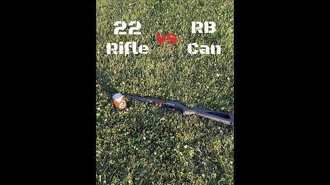 22 Rifle VS Shaken Rootbeer Can!