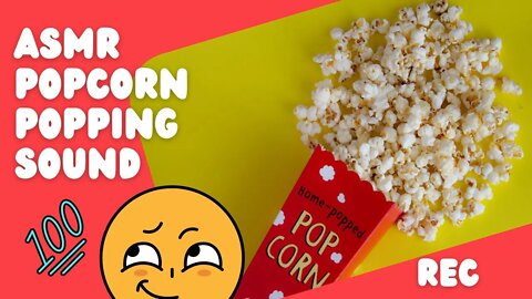 1 HOUR Popcorn Popping Sound | ASMR | White Noise