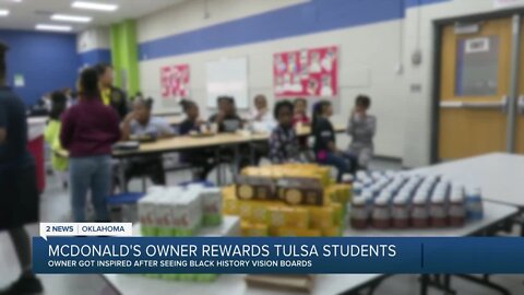 McDonald's franchise owner gives back to Tulsa students