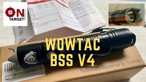 WOWTAC BSS V4 TACTICAL LIGHT 1785 Lumens