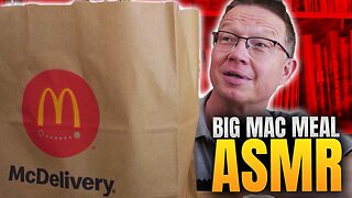 McDonald's Big Mac Meal ASMR, Mukbang Eating Mcdonalds French Fries and Mcdonalds ASMR Talking