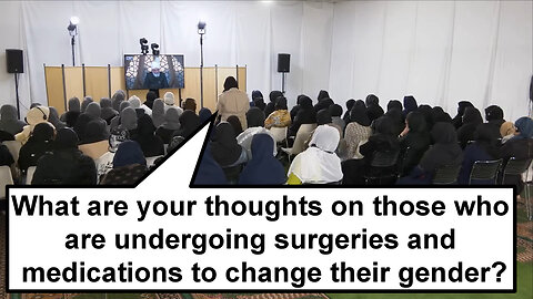 What are your thoughts on those who are undergoing surgeries and medications to change their gender?