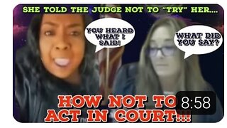 WOMAN EXPLODES ON JUDGE IN COURT.