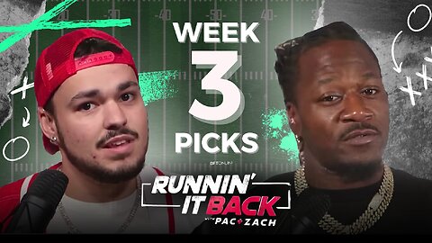 Week 3 NFL Picks, Predictions, & Best Bets with Adam ‘Pacman’ Jones & Mystic Zach: Runnin’ It Back