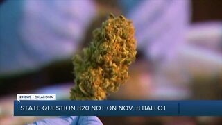 Recreational marijuana proposal won't be on Oklahoma's November ballot
