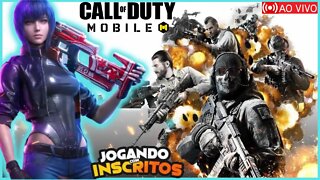 LIVE COD MOBILE - AO VIVO JOGANDO COM INSCRITOS - EM BUSCA DO LENDARIO