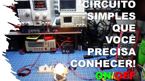 Simples, barato e MUITO útil. Como montar um circuito liga e desliga para diversas aplicações.