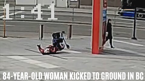 Disturbing Video Shows A Random Person Pushing An 84-Year-Old Woman Off Her Walker In BC