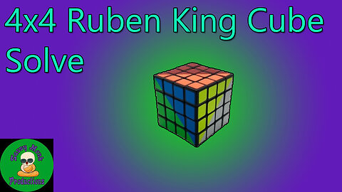 4x4 Ruben King Cube Solve