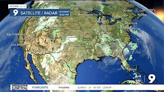 Monsoon activity on a gradual rise