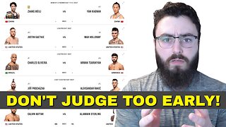 MMA Fans: Remember This Next Time You Judge a UFC Card