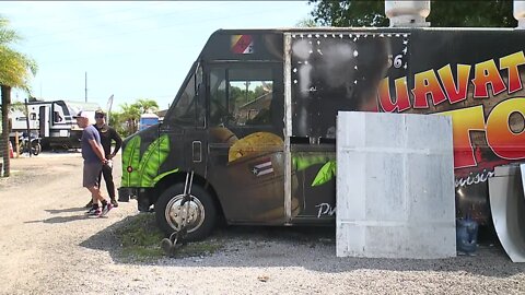 Community rallies behind food truck owner after fire destroys his business