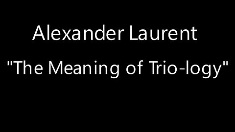 The Meaning of the Spelling "Trio-logy"