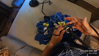 POV packing a parachute **read description**