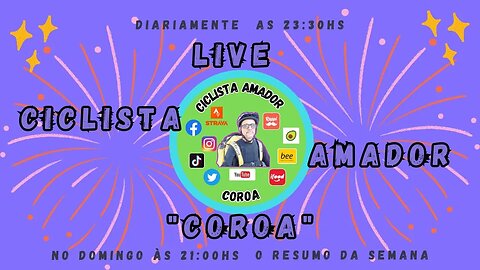 Ciclista Amador live "RESUMO DA SEMANA" #03/23