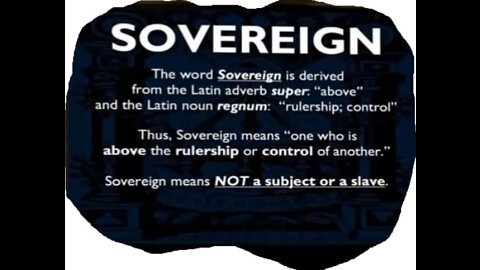 The word "Sovereign" was hijacked