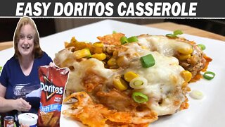 DORITOS CASSEROLE RECIPE | How to make an Easy Ground Beef Dinner with Mexican Flair