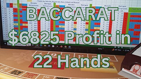 Baccarat Play 12132023: 3 Strategies, 2 Bankroll Management Each. Baccarat Research.