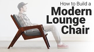 How to Build a Lounge Chair - Woodworking Plans Available