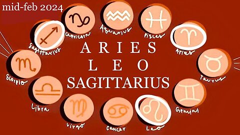 FIRE SIGNS 🔥 Aries / Leo / Sagittarius 🃏🎴🀄️ Mid-February 2024