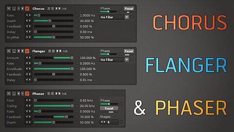 Chorus, Flanger & Phaser