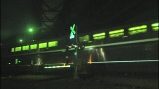 A short mix & Amtrak (night shot)