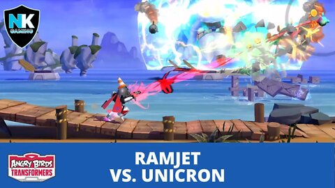 Angry Birds Transformers 2.0 - Ramjet vs. Unicron