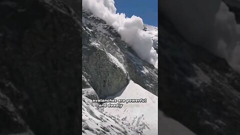 Avalanches are dangerous!
